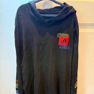 Boys Adidas Hooded Long Sleeve Size XL